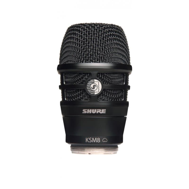 Black KSM8 Wireless capsule for Shure Transmitters