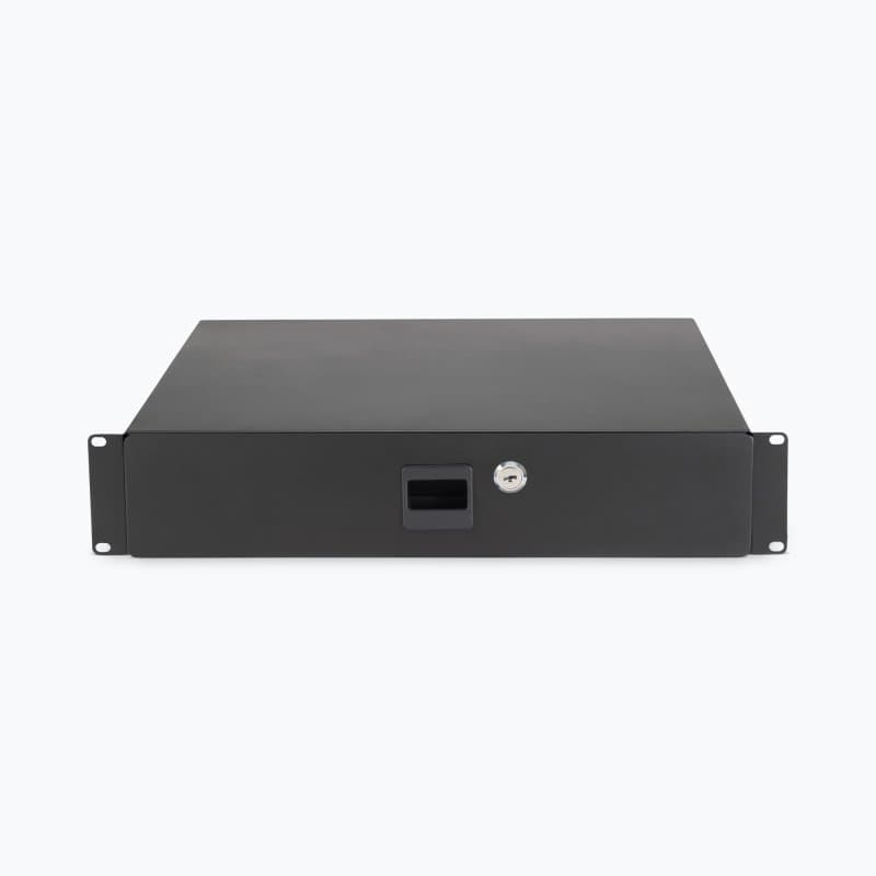 2U Locking Rack Drawer