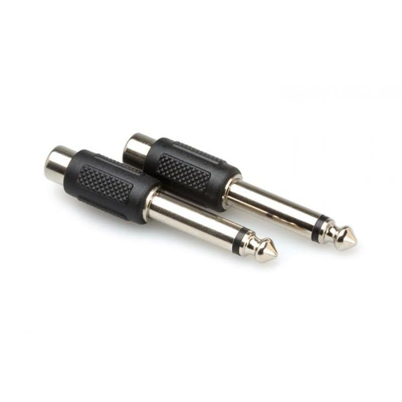 ADAPTOR RCA - 1/4" TS 2PC