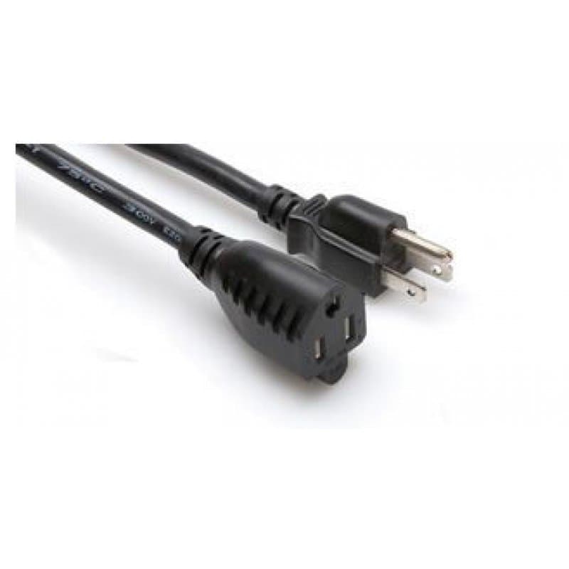 POWER EXT NEMA 5-15R - NEMA 5-15P 25FT