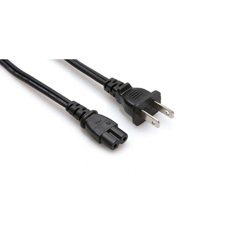 POWER CORD IEC C7 - NEMA 1-15P 8FT