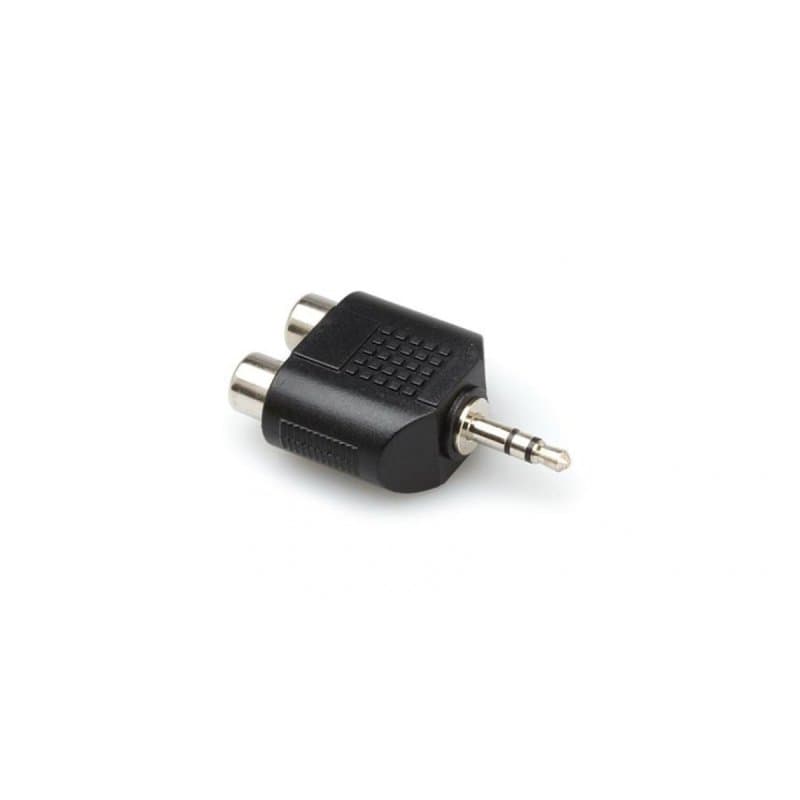 ADAPTOR DUAL RCA - 3.5MM TRS