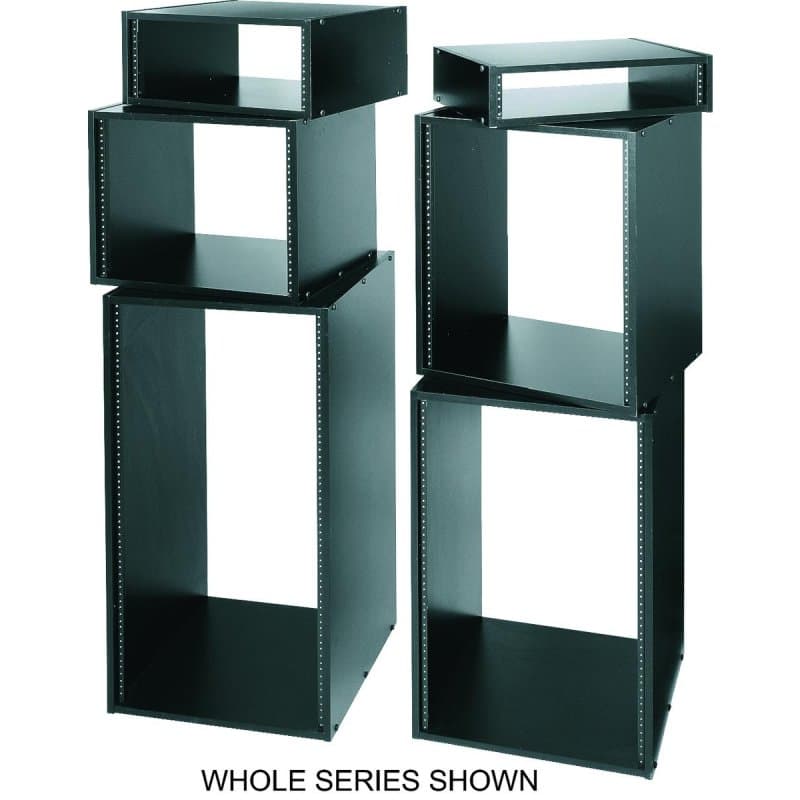 RK Series 6RU Laminate Rack Case (Black, 18" Depth)
