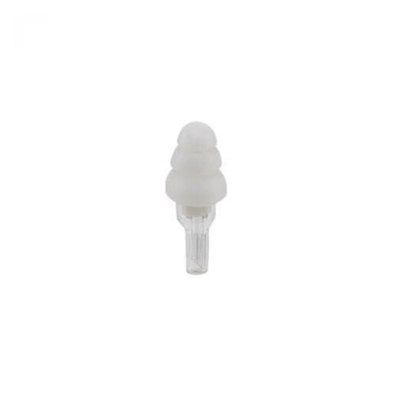 EARPLUG 1PR CLEAR CAP FROST TIP CLAMSHELL