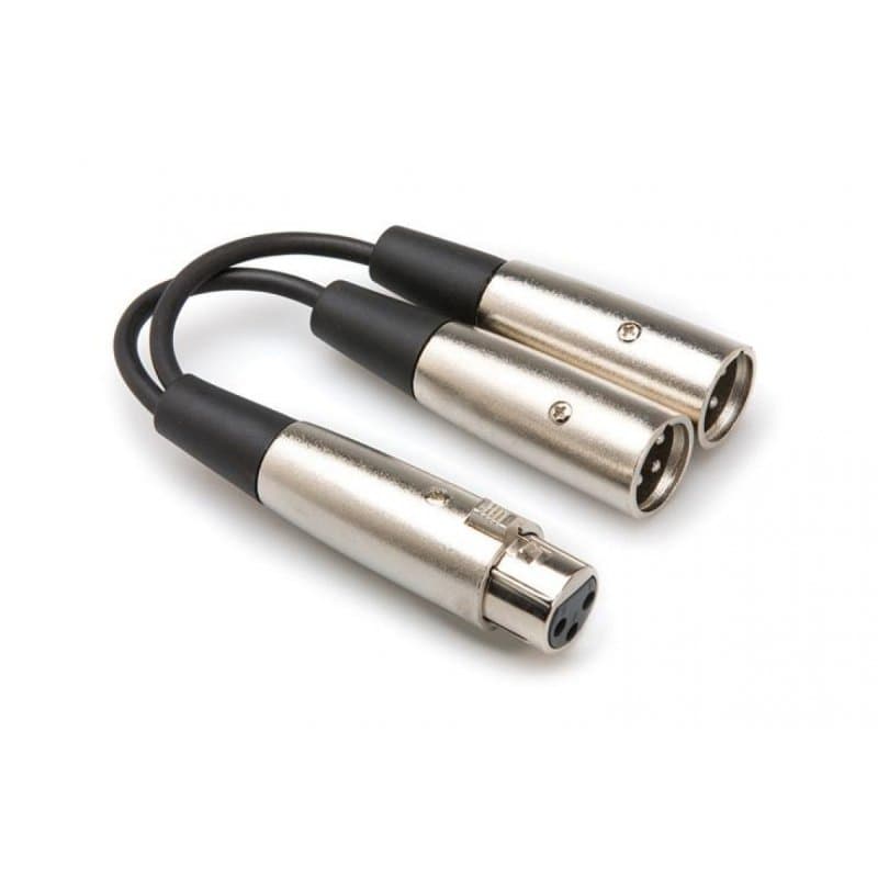 Y Cable (XLR3F - Dual XLR3M)