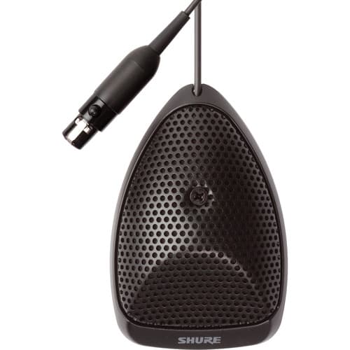 Microflex Series Compact Boundary Microphone (Black, Cardioid)