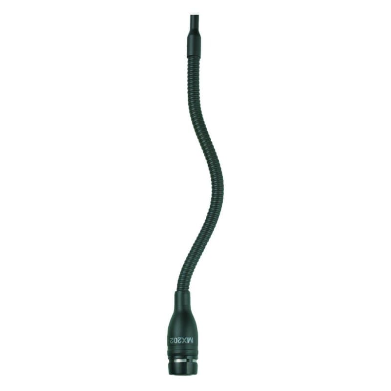 Microflex Series Overhead Gooseneck (Black, Cardioid, In-line Preamp)