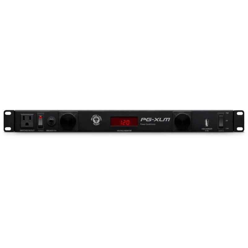 Studio-grade power conditioner and surge protector