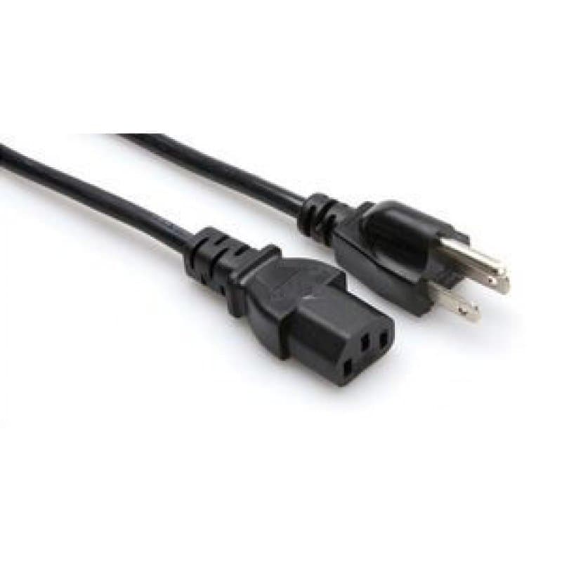 POWER CORD IEC C13 - NEMA 5-15P 8FT