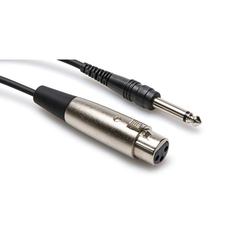 CABLE 1/4" TS - XLR3F 5FT