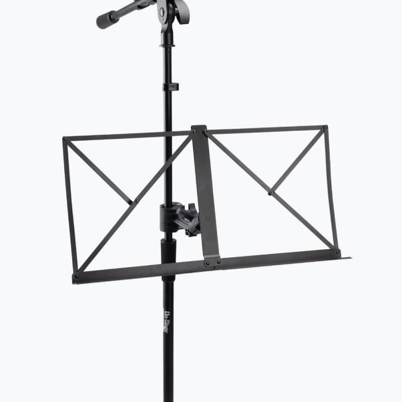 Clamp-On Sheet Music Bookplate for Mic Stands