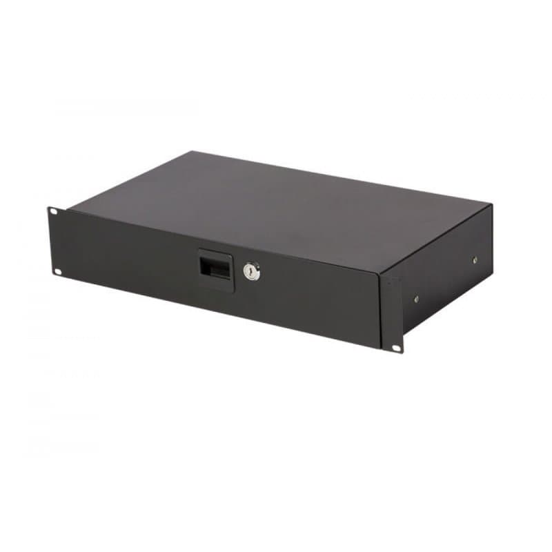 2U Locking Rack Drawer (Shallow)