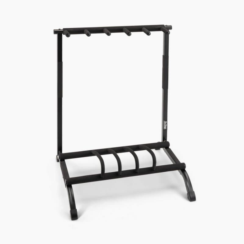 Five-Space Foldable Multi-Guitar Rack